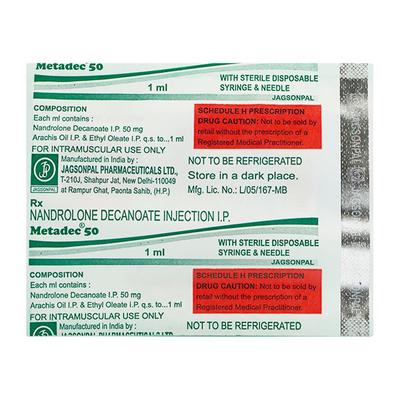METADEC 50mg Injection 1ml - Hormonal Therapy-Ana