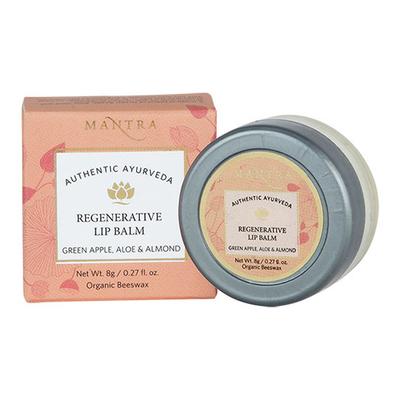 Mantra Green Apple Aloe and Almond Regenerative Lip Balm 8 gm - Lip Balms