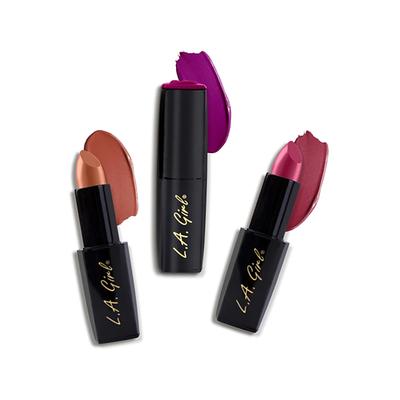 L.A.Girl Lip Attraction Lipstick-Hyped 3.2 gm - Lipsticks