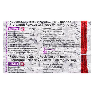 Rablet IT Capsule 10'S - Ulcer/Reflux/Flatulence-Aaa