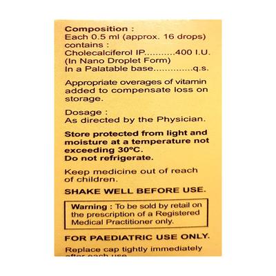 UPRISE D3 Drops 15ml - Supplements-Vit