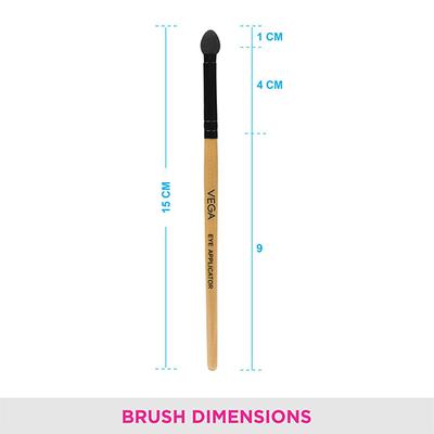 Vega Eye Applicator, Wooden Color 2's - Eye Brush