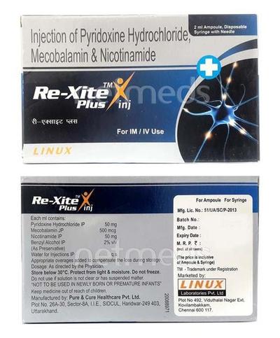 RE Xite Plus Injection 1's - Supplements-Vbc