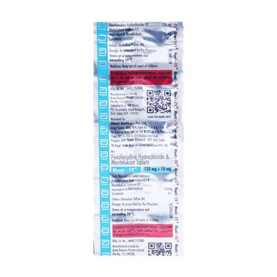 Monti FX Tablet 10'S - Allergies-Ant