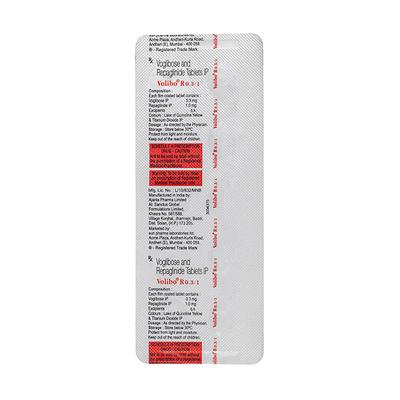 VOLIBO R 0.3/1 Tablet 10's - Diabetes-Ant