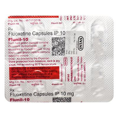 Flunil 10mg Capsule 10'S - Depression-Ant