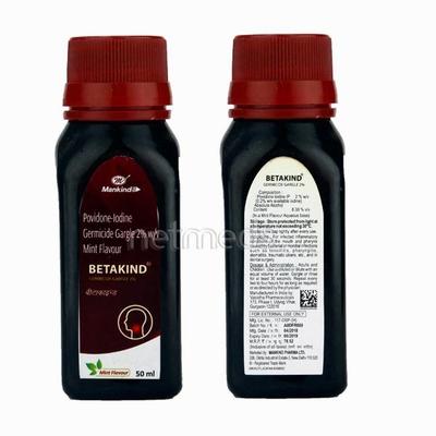Betakind Mint Flavour Gargle 50ml - Oral Care - P-Mou