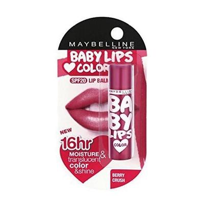 Maybelline Baby Lips Color Berry Crush SPF 20 Lip Balm 4 gm - Creams, Lotions & Oils
