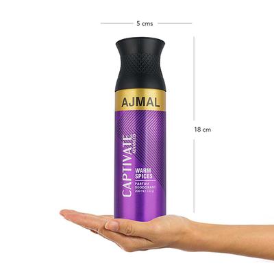 Ajmal Afterglow Advanced, Captivate Advanced, Nemesis Deodorant Spray 200ml Each For Men and Women 600ml 1's - Deodorants/Roll-Ons
