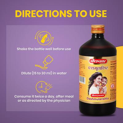 Baidyanath Dashmularishta Tonic 450 ml - Speciality Medicines