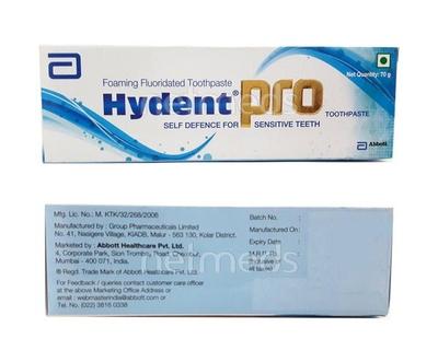 Hydent Pro Tooth Paste 70gm - Oral Care - P-Mou