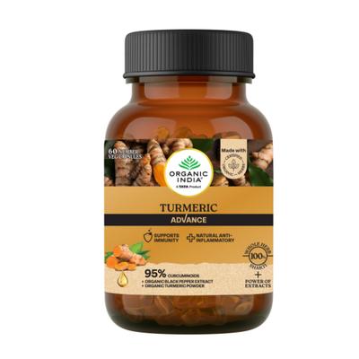 Organic India Turmeric Advance Veg Capsule 60's - Speciality Medicines
