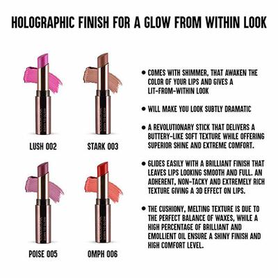 Colorbar Born To Glow Lipstick Bgl002 2.5 Gm - Lipsticks