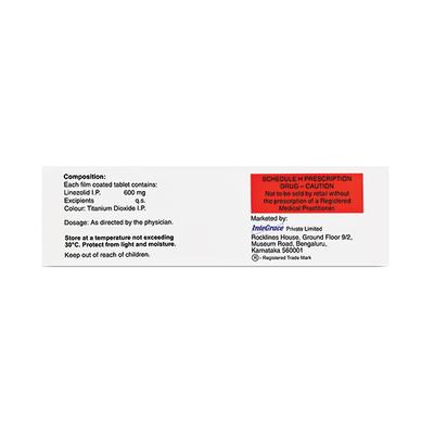 Lizolid 600mg Tablet 10'S - Bacterial Infections-OAB