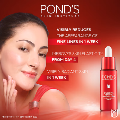 Pond's Youthful Miracle Hexyl Retinol Complex, Renew and Repair Serum 14 ml - Essences