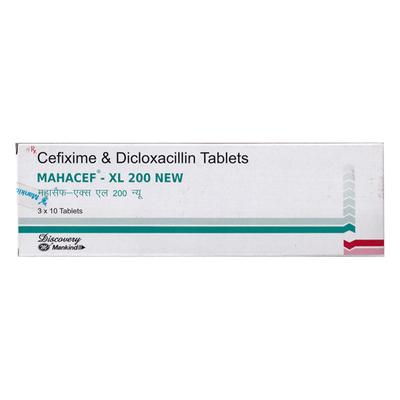 MAHACEF XL 200 NEW Tablet 10's - Bacterial Infections-Cep