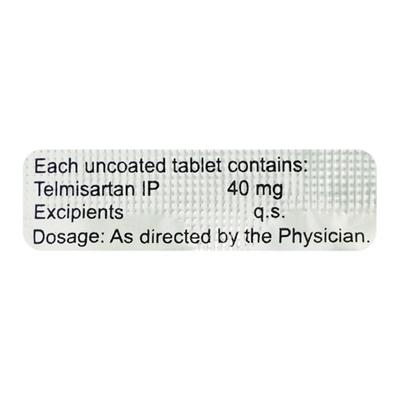Telminorm 40mg Tablet 10'S - Hypertension-Ang
