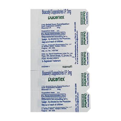 Dulcoflex Child Suppository 5'S - Constipation-Lax