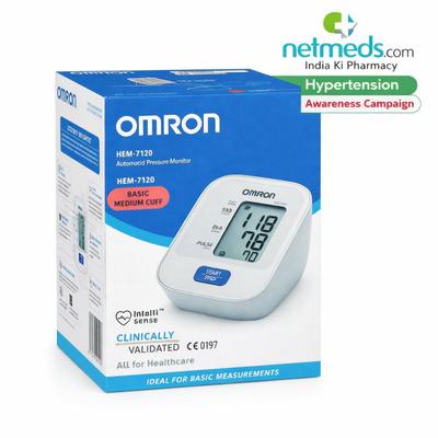 Omron Automatic Blood Pressure Monitor (HEM-7120) - Blood Pressure Monitor Device