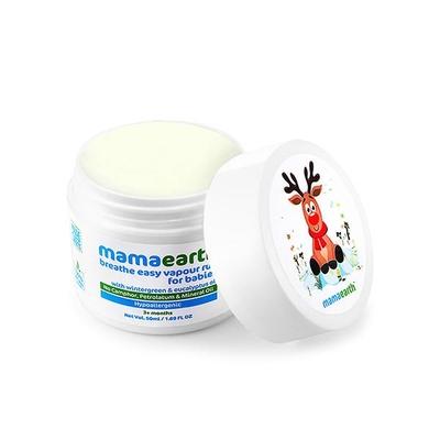 Mamaearth Breathe Easy Vapour Rub Balm for babies 50 ml - Baby Skin Care