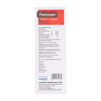 FEMOZER Syrup 200ml - Supplements-Vam