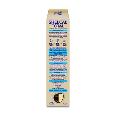 SHELCAL TOTAL NO ADDED SUGAR DARK CHOCOLATE FLAVOUR Powder 200g - Multi-Vitamins