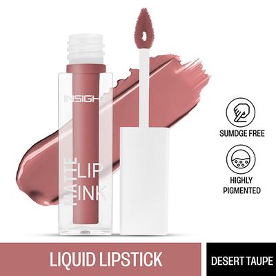 Insight Make-Up Essential Matte Lip Iink-Desert Taupe 06 4gm - Liquid Lipsticks
