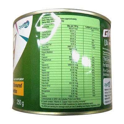GRD LITE THE SUPERIOR PROTEIN NO ADDED SUGAR CARDAMOM FLAVOURED Diskettes 250g - Supplements-Vam