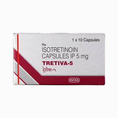 Tretiva 5mg Capsule 10'S - Acne-Acn