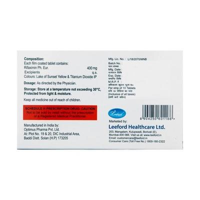 Rexigut 400mg Tablet 10'S - Bacterial Infections-OAB