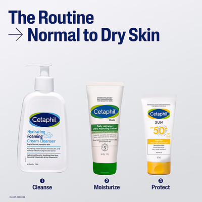 Cetaphil Hydrating Foaming Cream Cleanser 236 ml - Face Washes