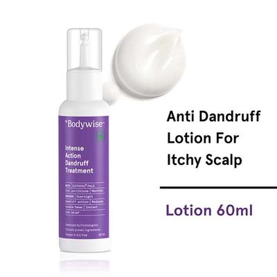 Be Bodywise Anti-Dandruff Lotion Infused with Zinc & Menthol 60 ml - Hair Lotions & Tonics