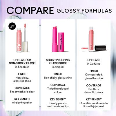 M.A.C Lipglass Air -Snobbish 5 ml - Lip Glosses