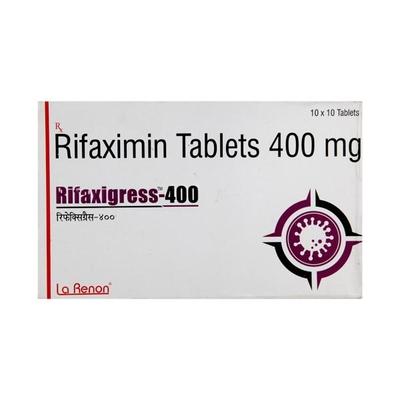 Rifaxigress 400mg Tablet 10'S - Bacterial Infections-OAB