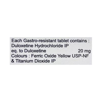 DELZOWEL 20 Tablet 10's - Depression-Ant