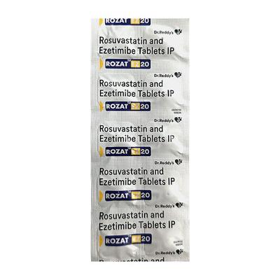 ROZAT EZ 20 Tablet 10's - High Cholesterol-Dys