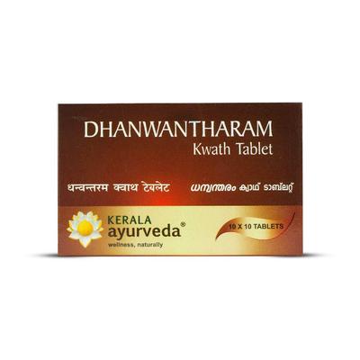 Kerala Ayurveda Dhanwantharam Kwath Tablets 100's - Speciality Medicines