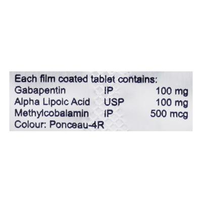 Gabagesic Plus Tablet 10'S - Neuropathic Pain-Dru