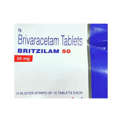 BRITZILAM 50 Tablet 15's - Epilepsy/Convulsion-Ant