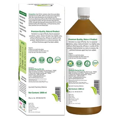 Goodcare Livgood Natural Liver Protector Juice 1000 ml - Personal Care (Ayush)