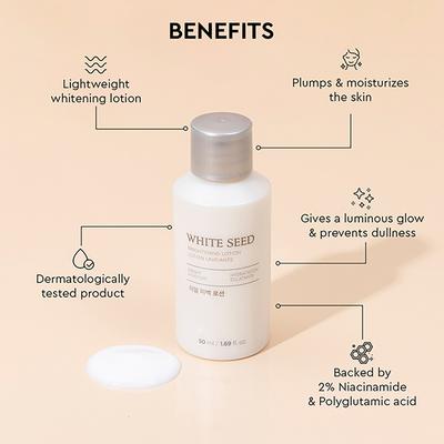The Face Shop White Seed Brightening Lotion 50 ml - Face Moisturizers