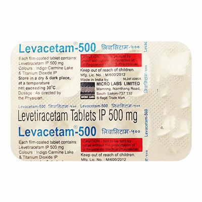 Levacetam 500mg Tablet 10'S - Epilepsy/Convulsion-Ant
