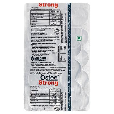 OSTEE STRONG Tablet 10's - Supplements-Vam