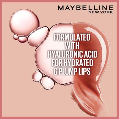 Maybelline New York Lifter Gloss, Hydrating Lip Gloss, Bubblegum 5.4 ml - Lip Glosses