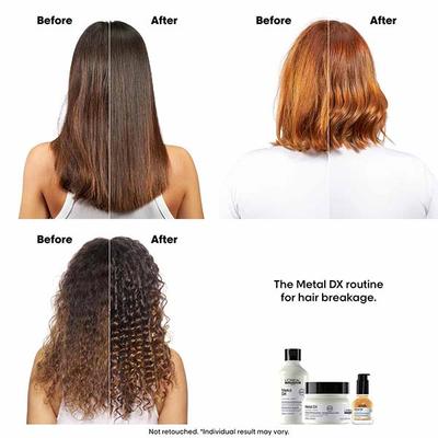 LOreal Professionnel Serie Expert Metal DX Anti-Metal Cleansing Cream Shampoo and Coloured Hair 300 ml - Shampoos