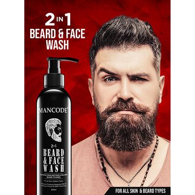 MANCODE 2 in 1 Beard & Face Wash 200 ml - Beard Wash