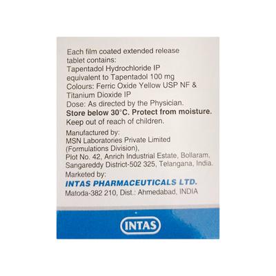 HITAP ER 100 Tablet 10's - Pain relief-Ana