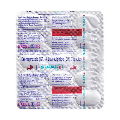 S PPI L Capsule 15's - Ulcer/Reflux/Flatulence-Aaa