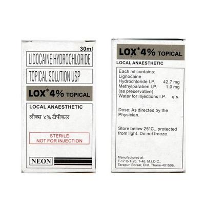 LOX 4% Topical Solution 30ml - Anaesthesia - Local-Ana