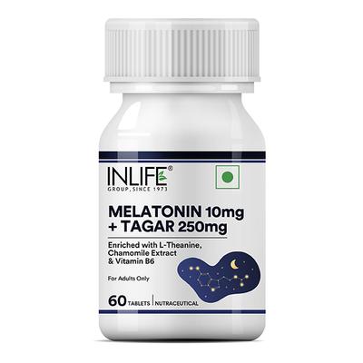 INLIFE Melatonin 10mg + Tagar 250mg Tablets 60's - Mental Health